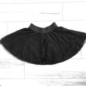 Tool polka dot black skirt